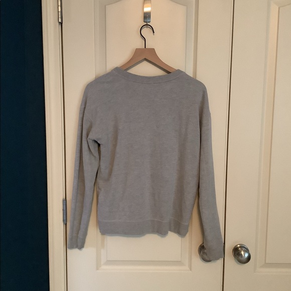 Ivy Park Logo Gray Crewneck Sweatshirt Small - Picture 2 of 6